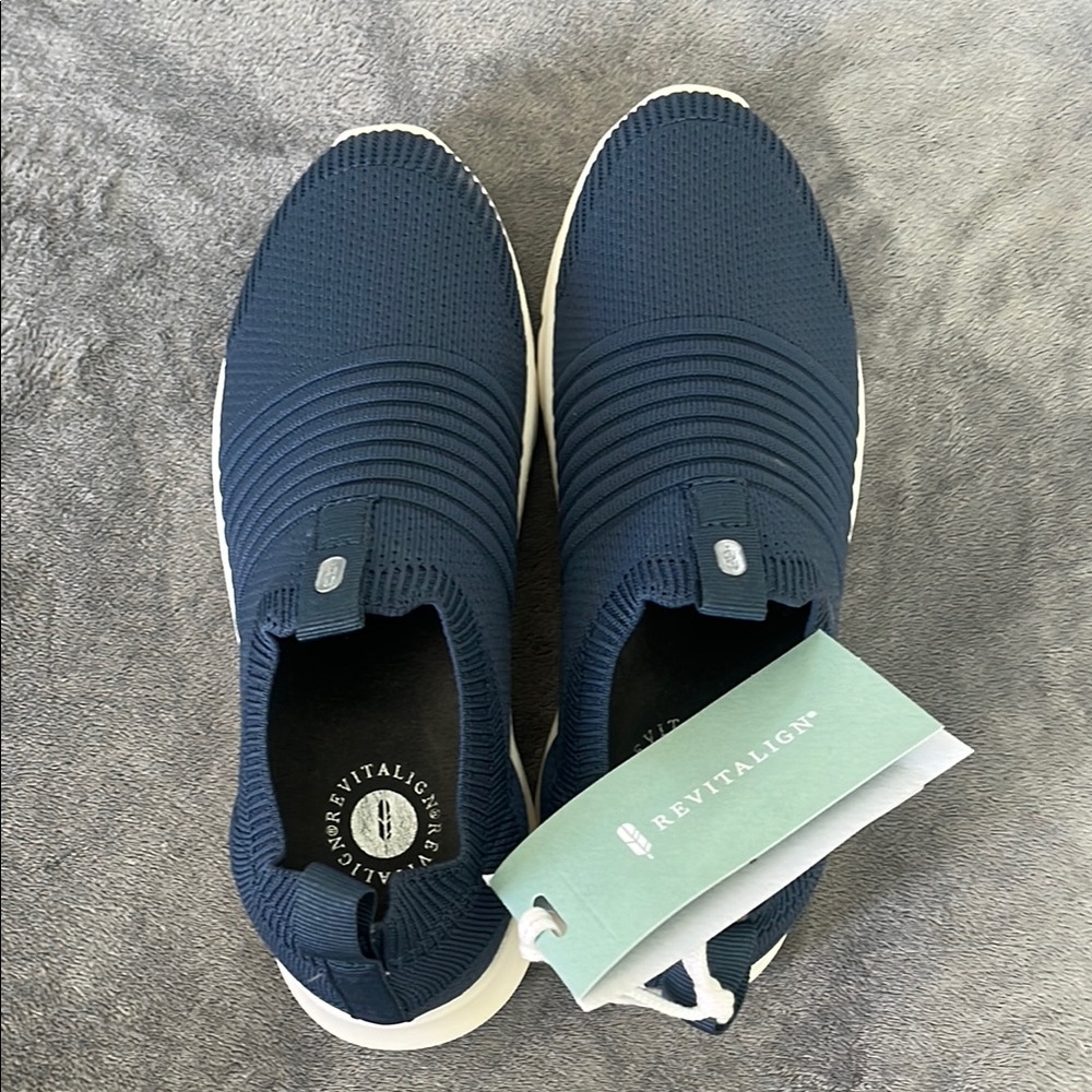 Revitalign Women’s Navy Slip-On Shoes
